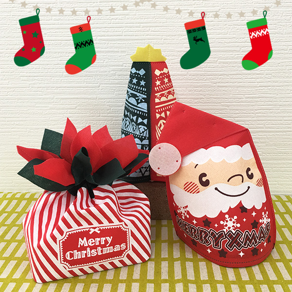 クリスマス　プレゼント　ラッピング　パーティー　子供会