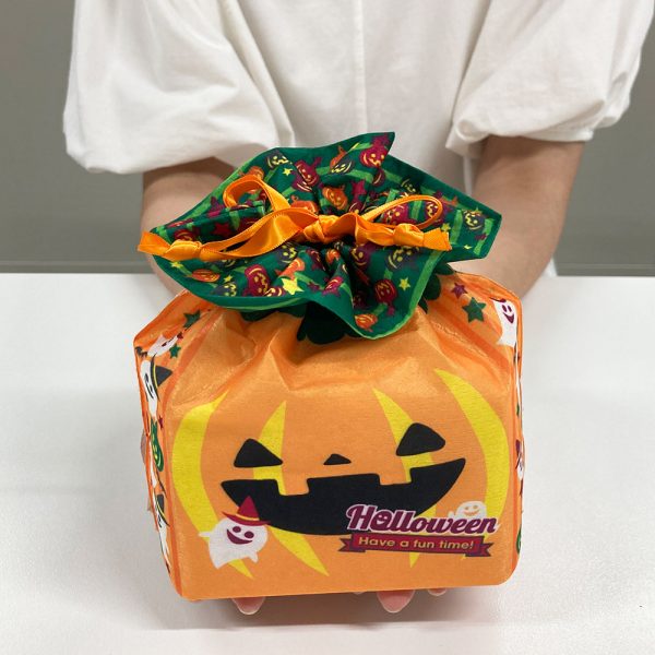 ラッピング　ハロウィン　パンプキン　巾着　和菓子　洋菓子