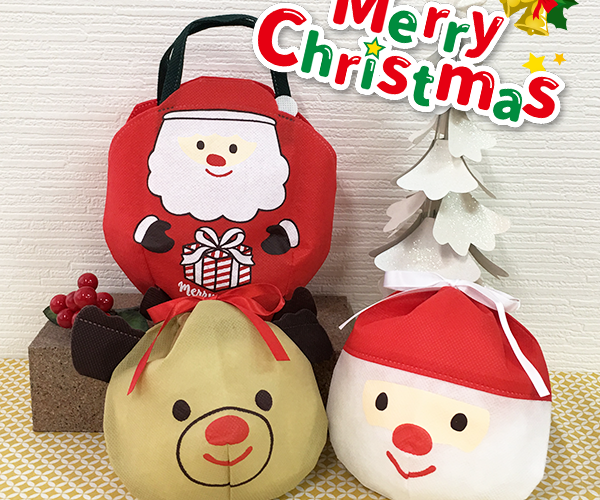 クリスマス　サンタ　ラッピング　トナカイ　サンタクロース