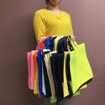 不織布トートバッグ 軽い セールバッグ エコバッグ