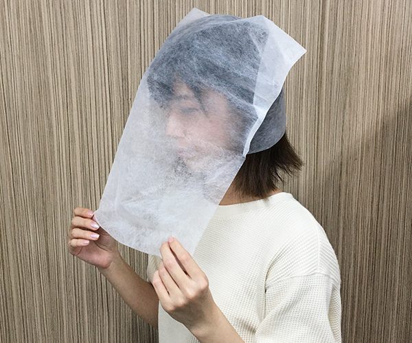衛生対策に、フェイスカバーをどうぞ