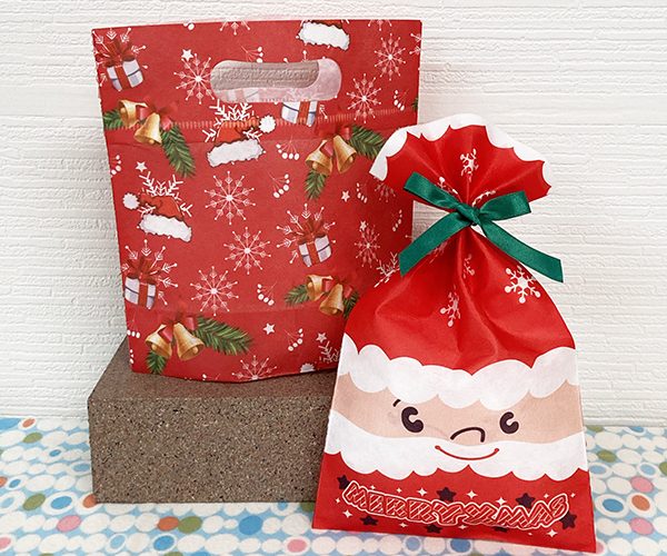 ウィンター　冬　ラッピング　クリスマス　サンタ