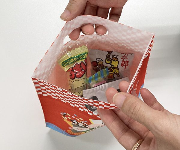 駄菓子セット　年始　正月　七福神　神社　不織布ラッピング