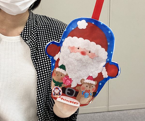 ラッピング　クリスマス　パペット　簡単ラッピング　キッズ　子供　まとめ買い　簡単ディスプレイ　お菓子　洋菓子　サンタ　トナカイ　