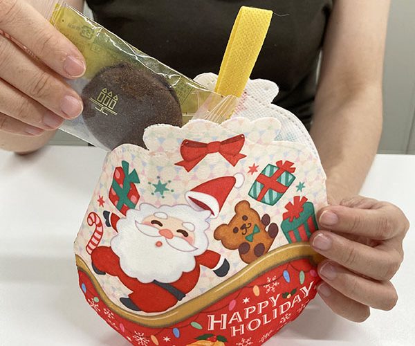 ラッピング　クリスマス　サンタ　鯛　めでたい　正月　和菓子　洋菓子