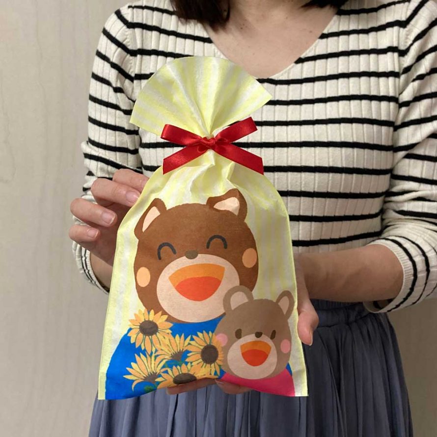 ぬりえ　ラッピング　父の日　オーナメント