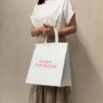 人気！カラークールキルトバッグに大口名入れ商品出品。