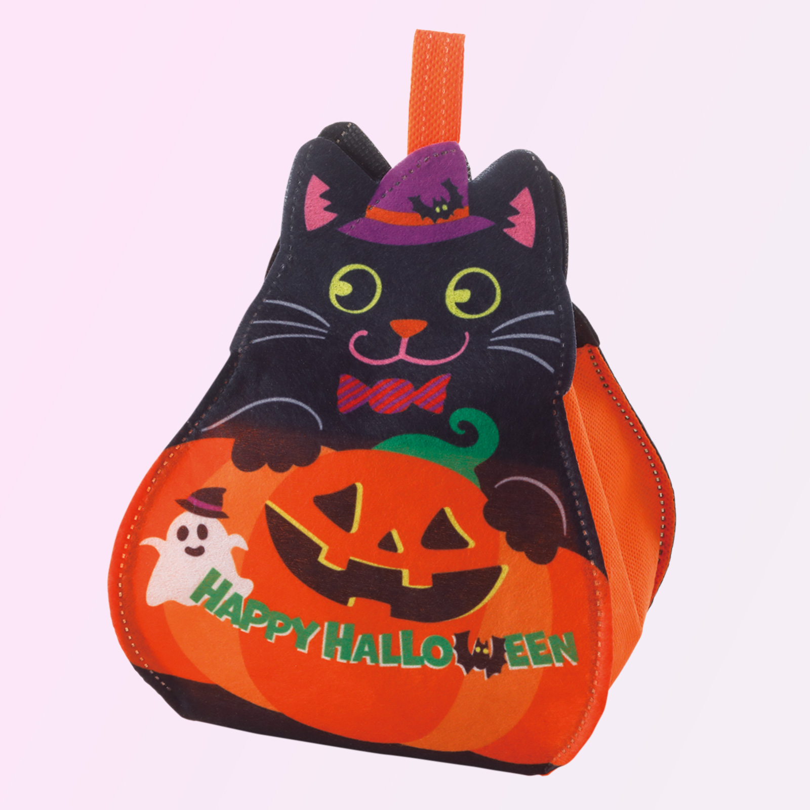 ハロウィン新作ラッピング｜ころりん　黒猫かぼちゃFP