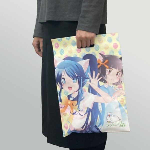 全面印刷可能な不織布バッグ