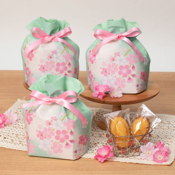 巾着(特小)桜びより柄